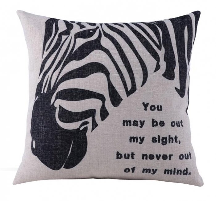 Подушка Зебра