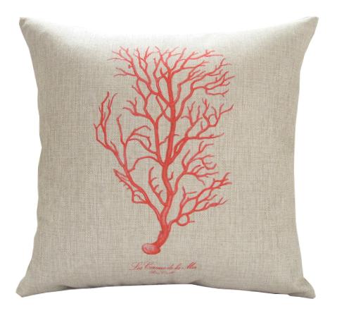 Подушка Красный коралл