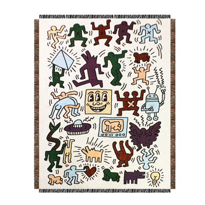 Покрывало граффити Кит Харинг Keith Haring Bed Сover