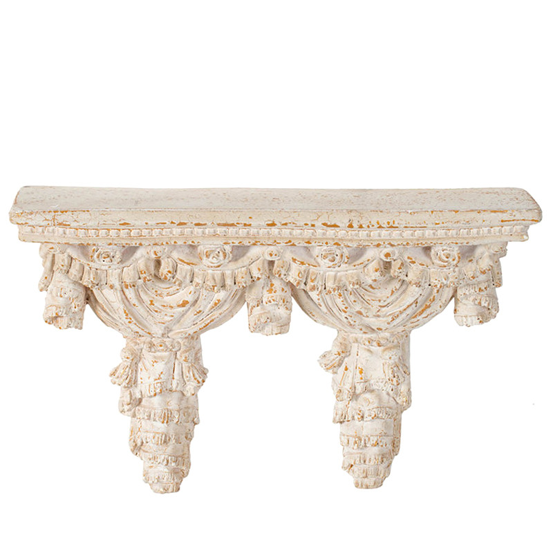 Полка Curtains с состаренной отделкой