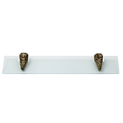 Полка для ванной Bronze Crocodile Heads