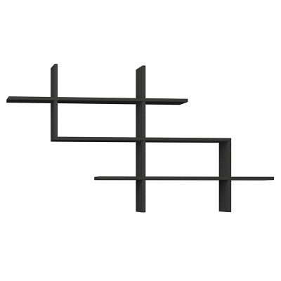 Полка фигурная подвесная цвета антрацит HALIC BOOKCASE ANTHRACITE