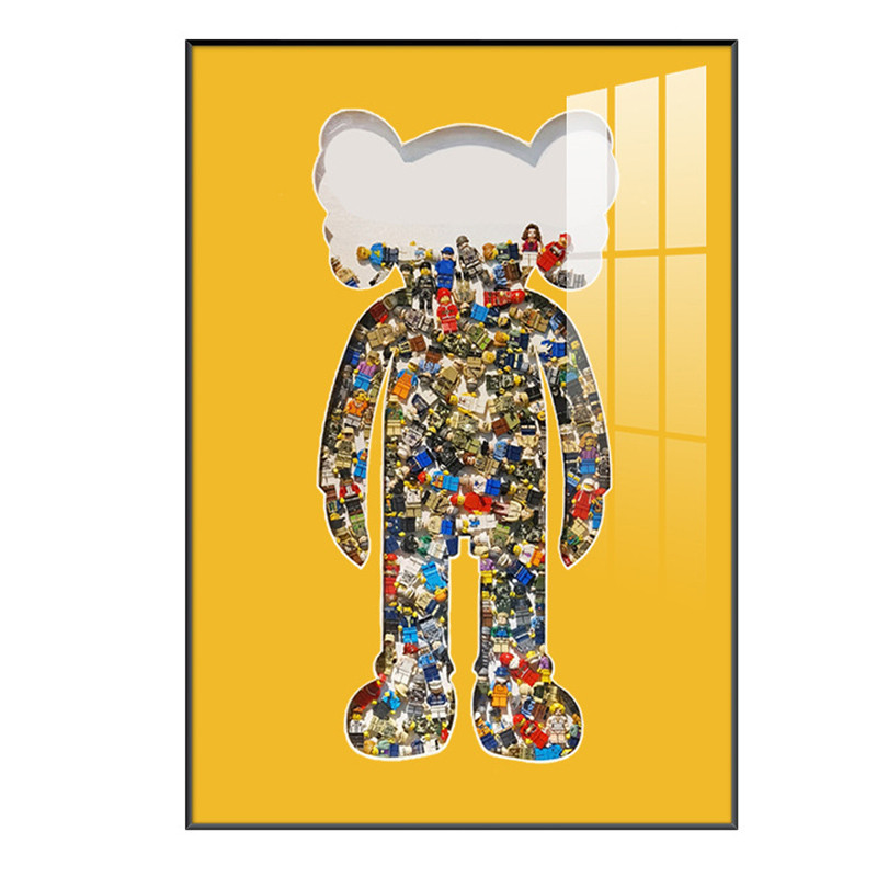 Постер Bearbrick Yellow