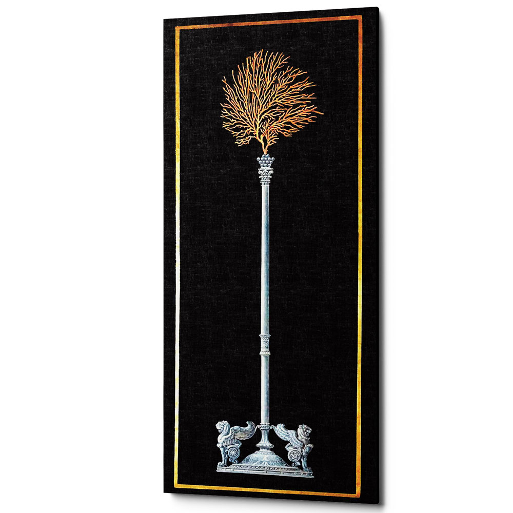 Постер Column With Coral Poster