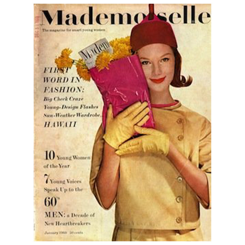 Постер Mademoiselle Cover 1960 January
