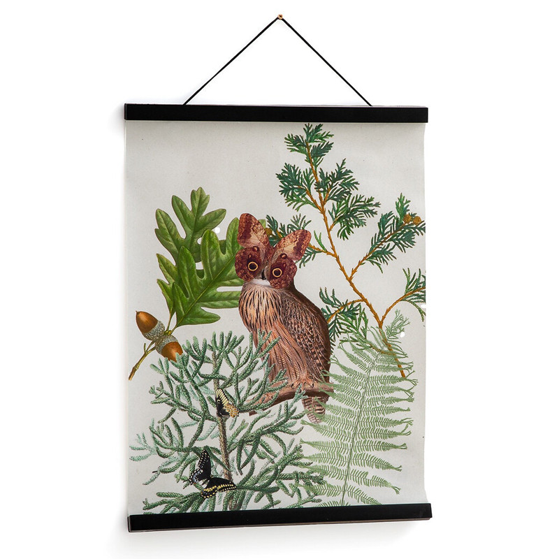 Постер Poster of Plants & Birds сова