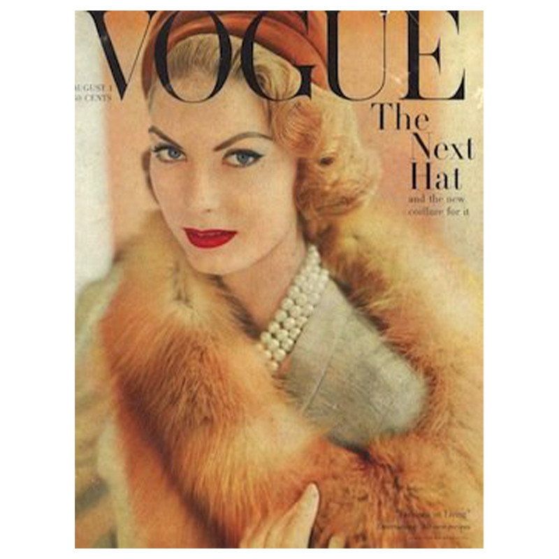 Постер Vogue Cover 1957 August