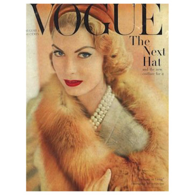 Постер Vogue Cover 1957 August