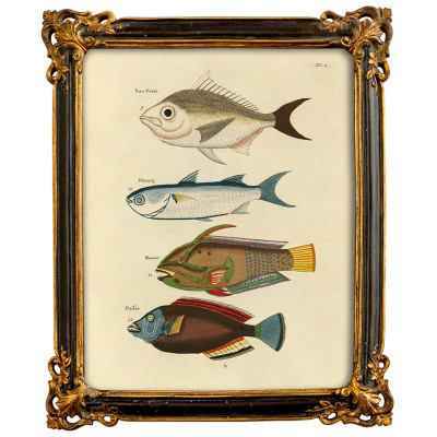 Постер в багетной раме Seabed Print