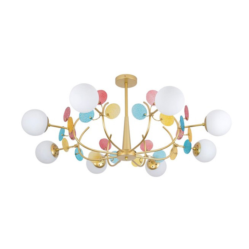Потолочная Люстра MATISSE Multi glass 8 плафонов
