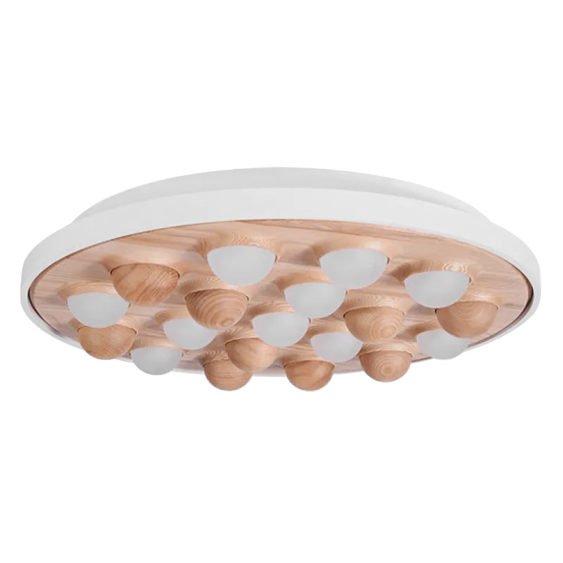 Потолочная люстра PIE White Light wood