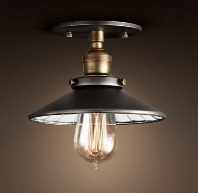 Потолочный светильник 20th c.Factory Filament Reflector