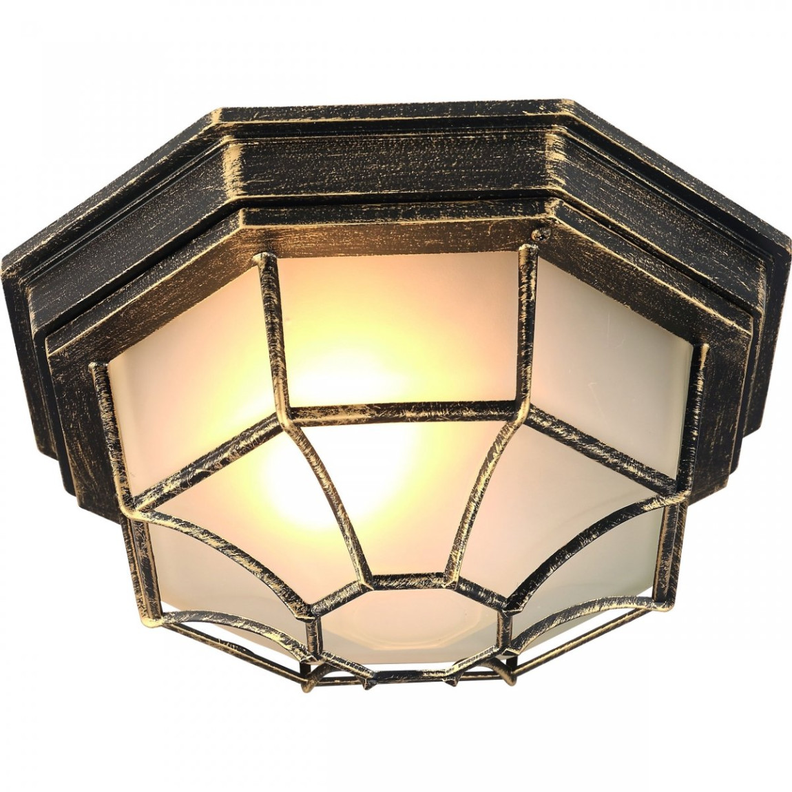 Потолочный светильник Ceiling Light Pagoda vintage Brown