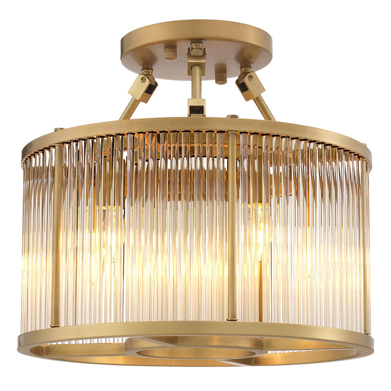 Потолочный светильник Eichholtz  Ceiling Lamp Bernardi S Brass