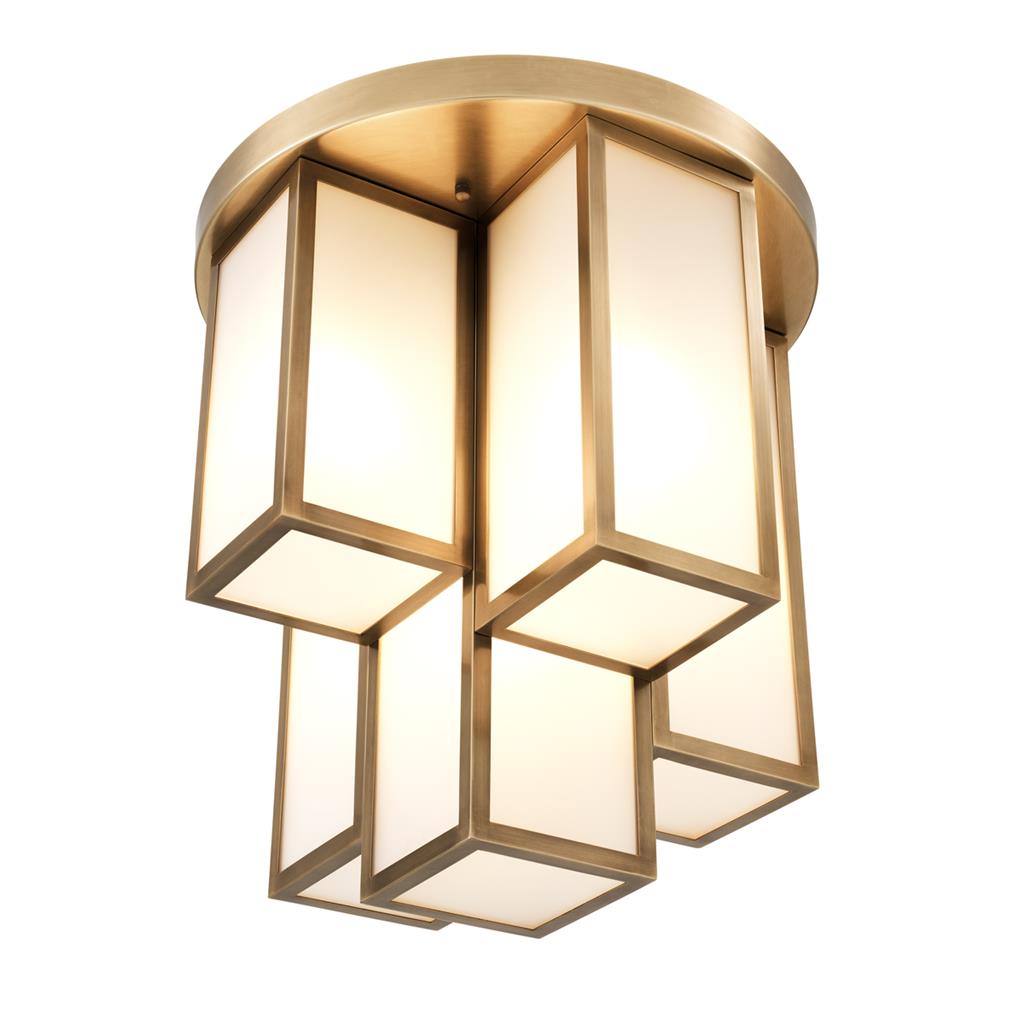 Потолочный светильник Eichholtz Ceiling Lamp Axel Antique brass