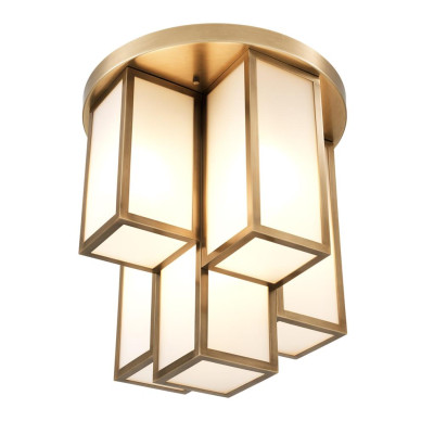 Потолочный светильник Eichholtz Ceiling Lamp Axel Antique brass