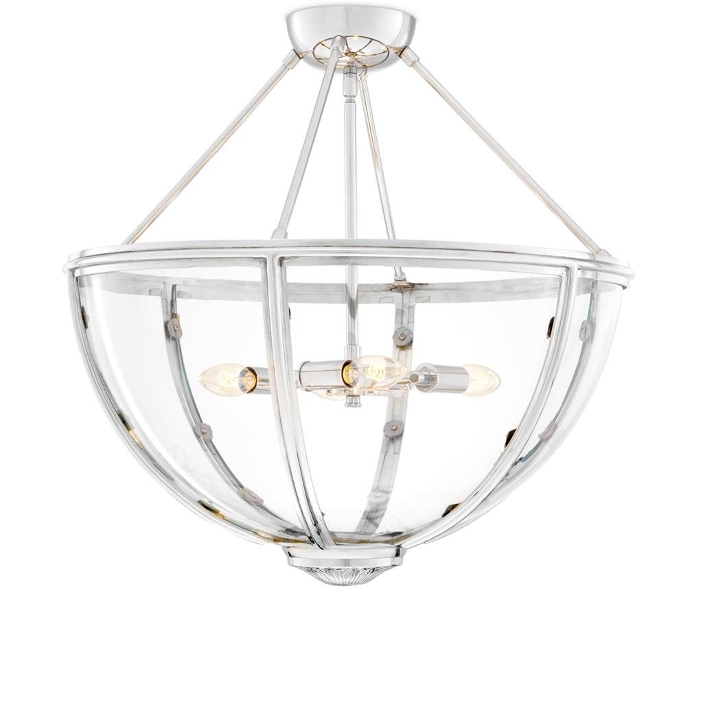 Потолочный светильник Eichholtz Ceiling Lamp Deveraux Nickel