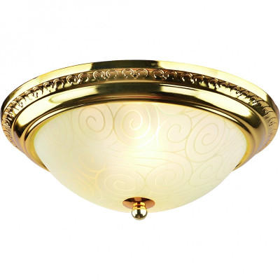 Потолочный светильник Flush Mount Ceiling Light Gold