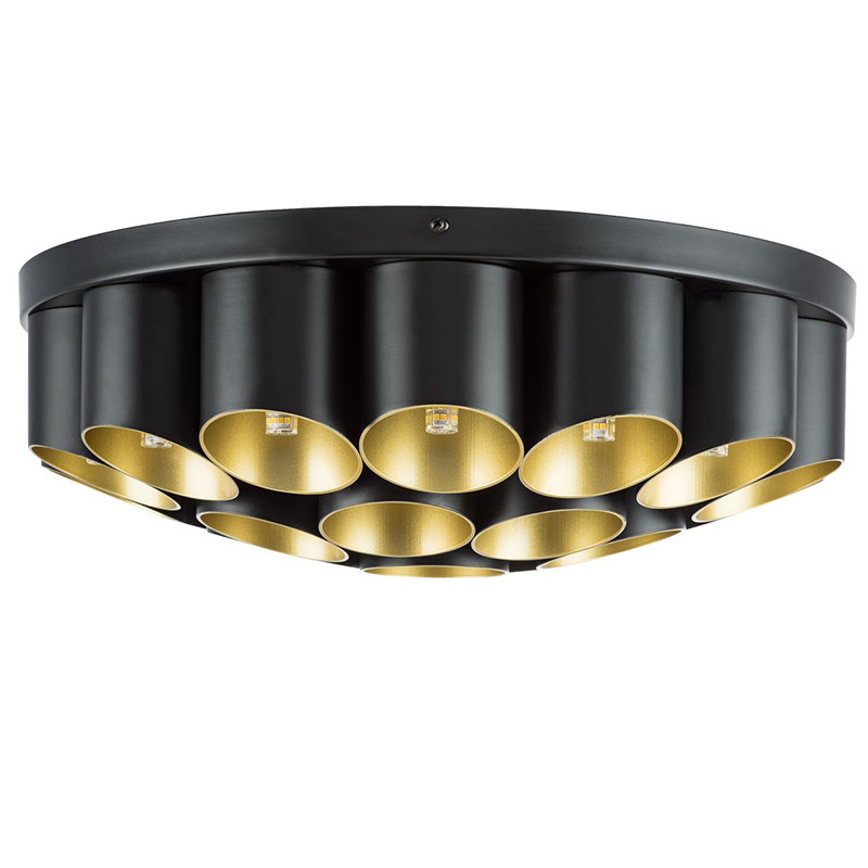 Потолочный светильник Garbi Black Pipe Organ Ceiling Lamp 22
