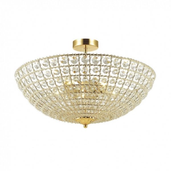 Потолочный светильник Casbah Crystal Top Lamp 5 Gold