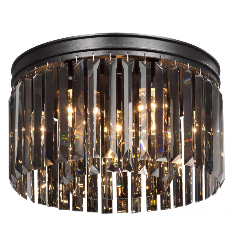 Потолочный светильник Smok  GLASS Prism Round 2-TIER 40 см