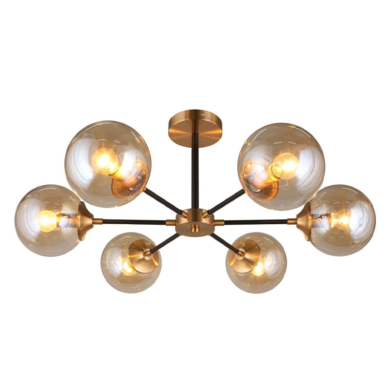 Потолочный светильник Smoky Sphere Champagne