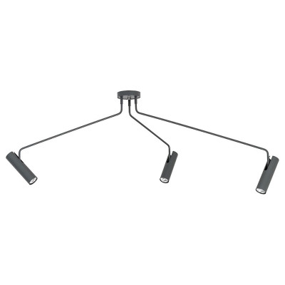 Потолочный светильник Tibo Branches Trumpet Tube graphite 3