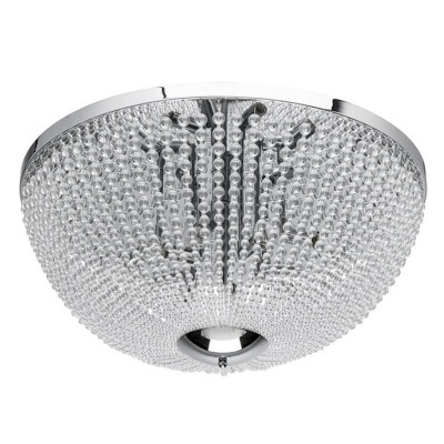 Потолочный светильник Virginia Clear Beads ceiling Chrome L