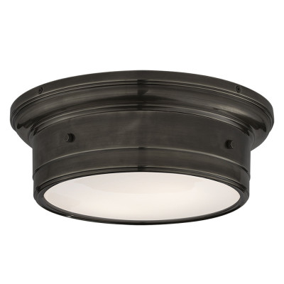 Потолочный светильник круглый черного цвета Modern Simple Ceiling Light