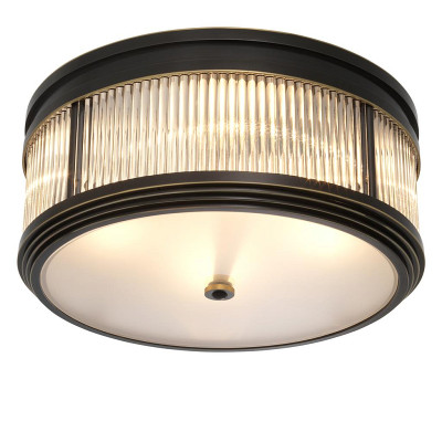 Потолочный светильник Темная бронза Dark bronze Disk Ceiling Lamp