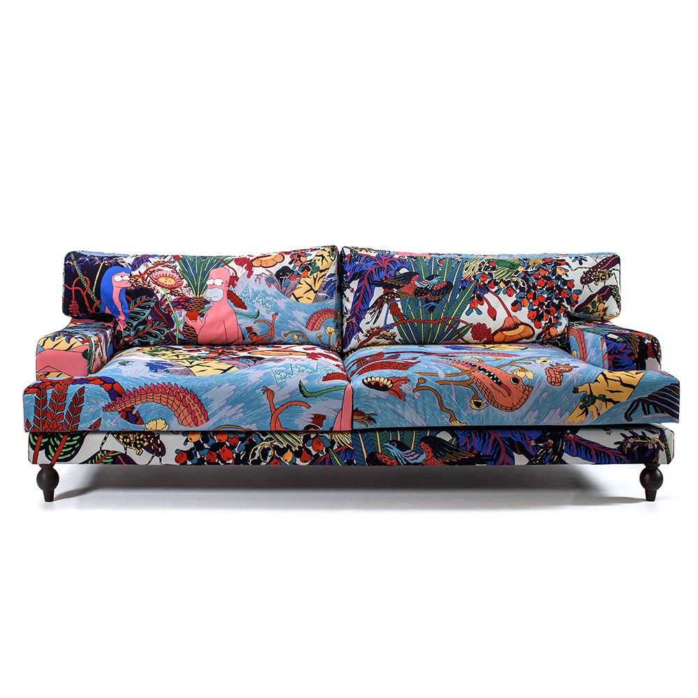Премиальный Акцентный Диван Simpsons in Paradise Pop Art Sofa