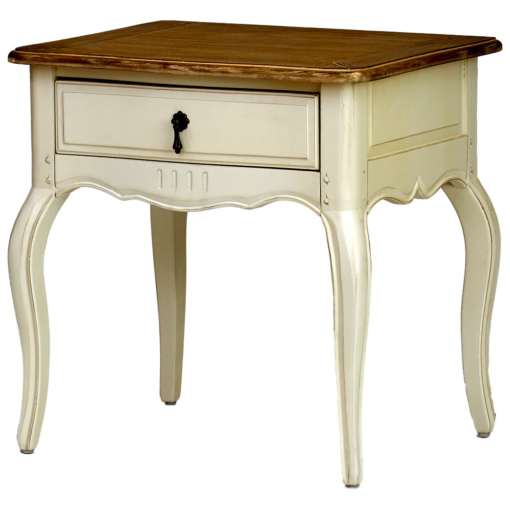 Прикроватная тумба в стиле прованс Oak Montmartre Provence Bedside Table