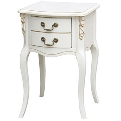 Прикроватная тумба в стиле прованс с 2-мя ящиками Paule Montmartre Provence Bedside Table