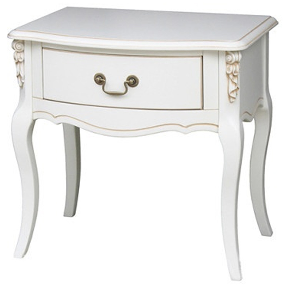 Прикроватная тумба в стиле прованс с ящиком Mireio Montmartre Provence Bedside Table