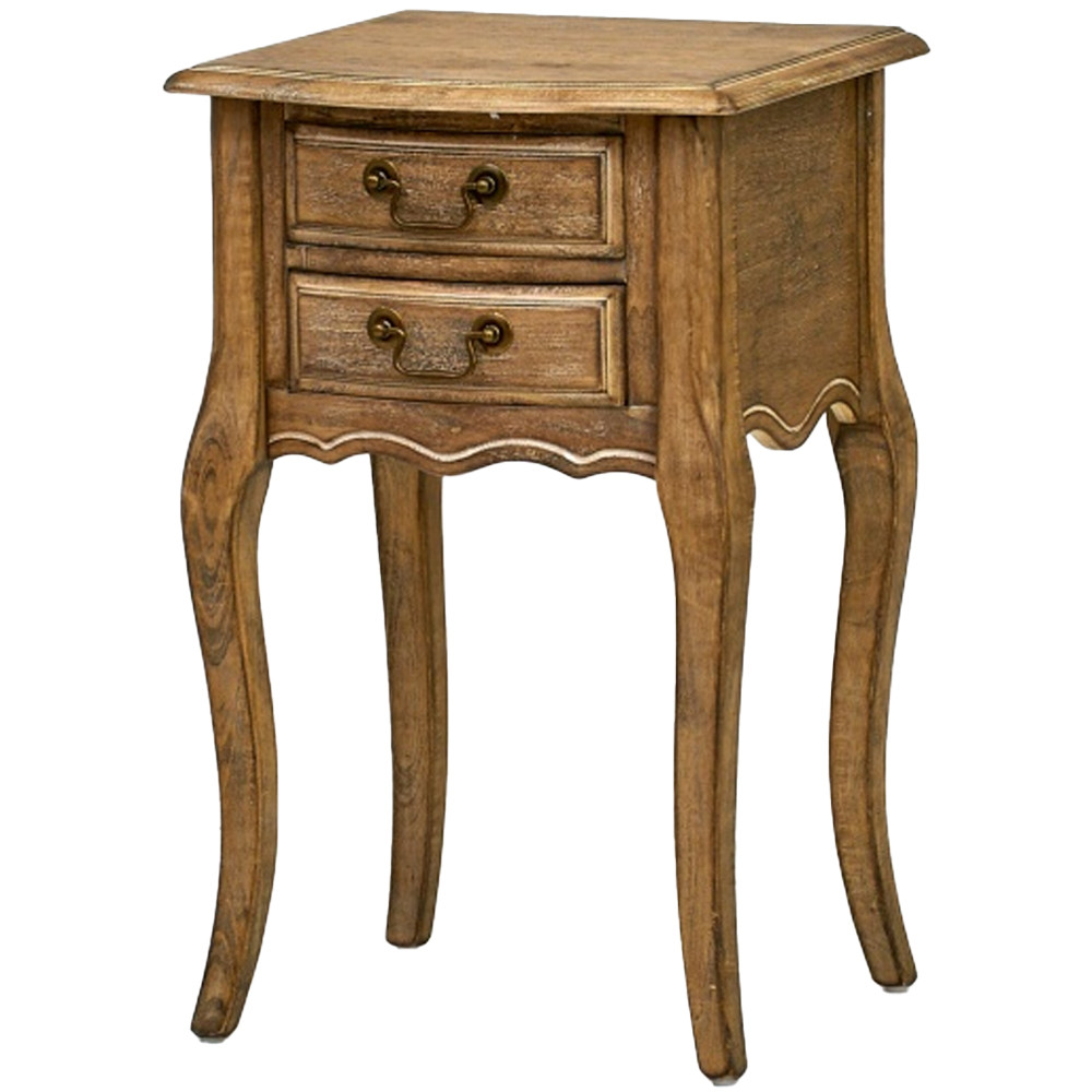Прикроватная тумба из массива березы Wooden Margery Bedside Table