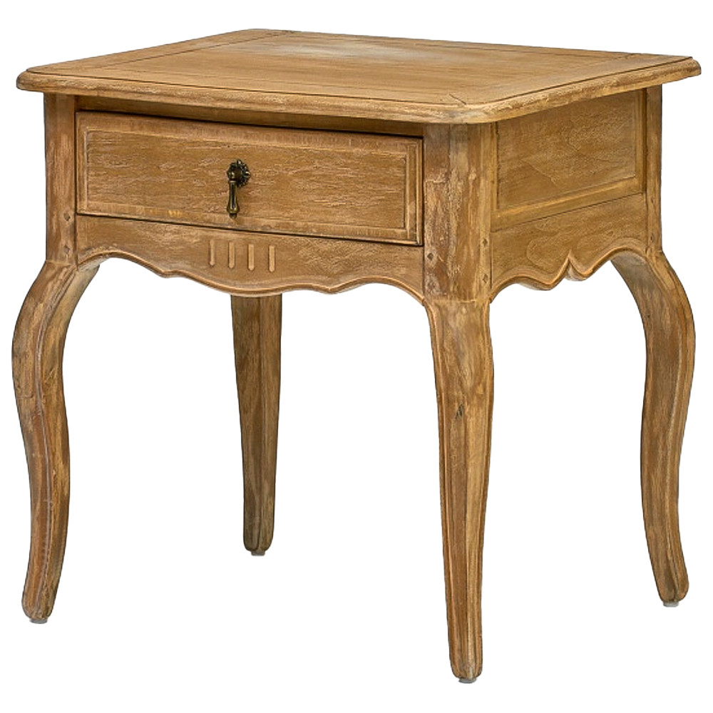 Прикроватная тумба из массива дерева Wooden Margery Bedside Table