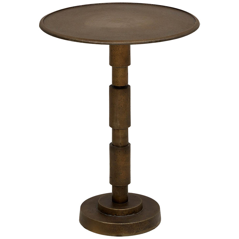 Приставной круглый металлический стол Thanh Side Table