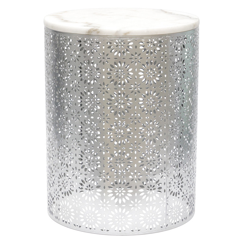 Приставной Стол Artesia Table с белым мрамором