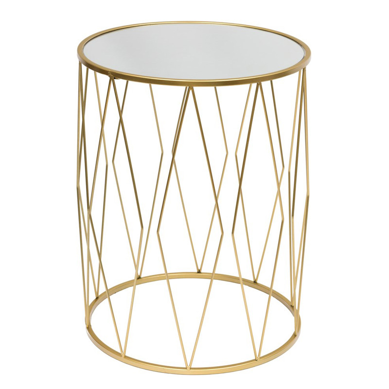 Приставной стол Geometric Interior Table белое стекло