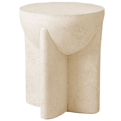 Приставной стол Lava Stone Side Table Травертин