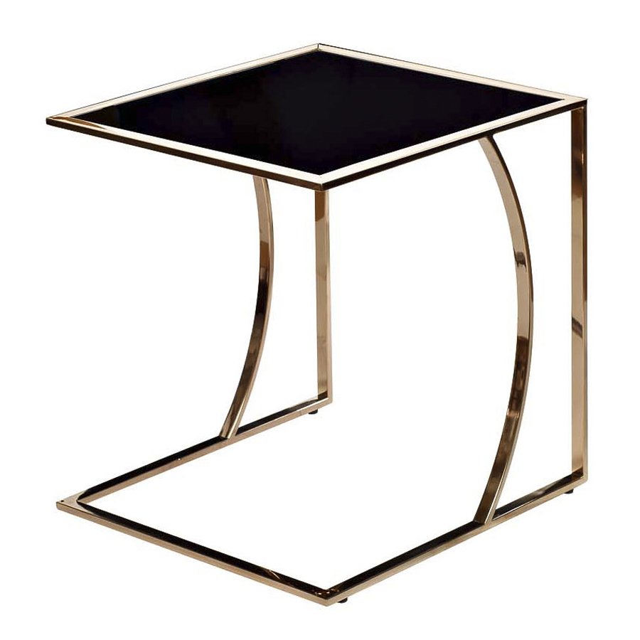Приставной стол Metal Crescent Side Table Gold