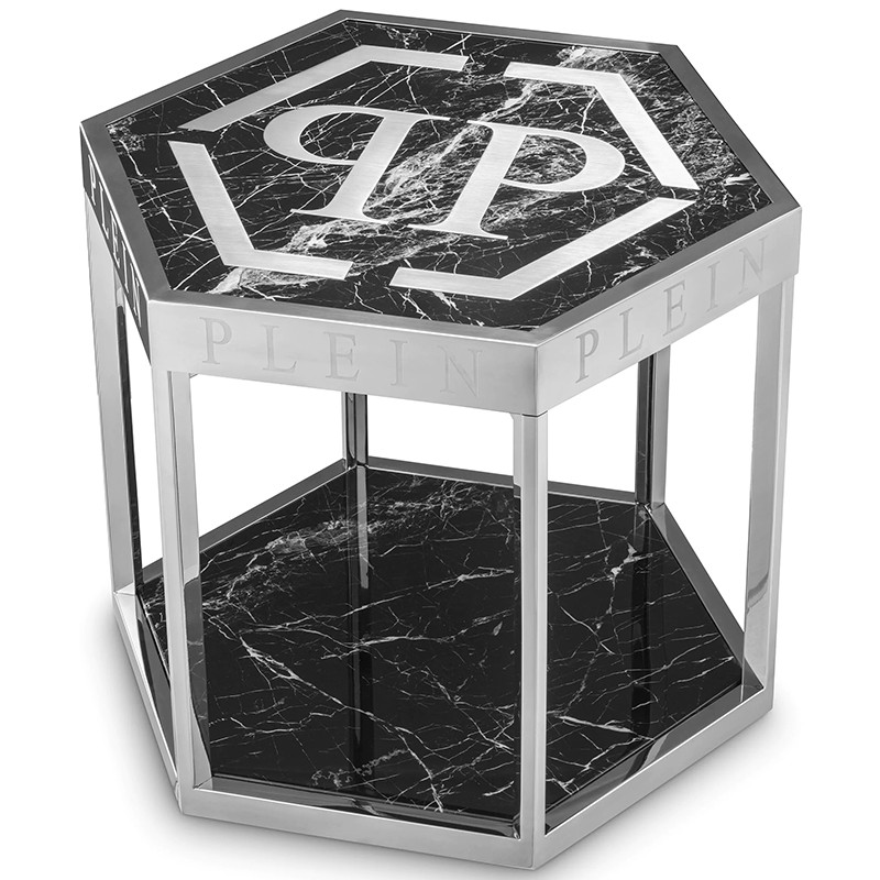 Приставной стол Philipp Plein Side Table Billionaire Chrome