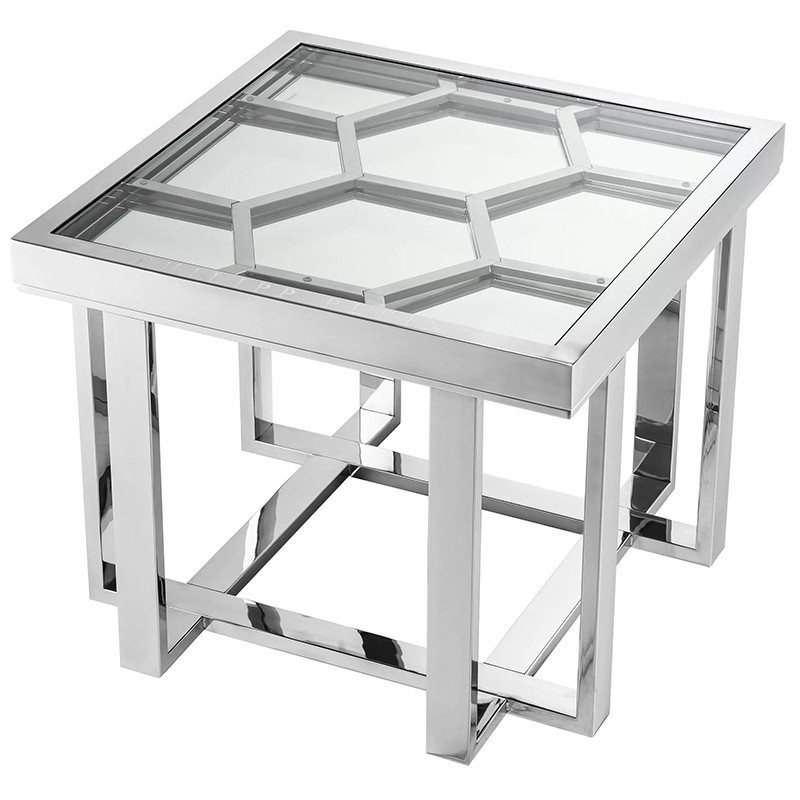 Приставной стол Philipp Plein Side Table Skeleton Chrome