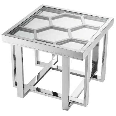 Приставной стол Philipp Plein Side Table Skeleton Chrome