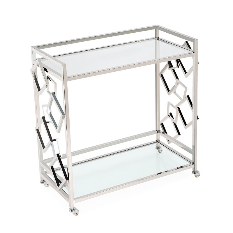 Приставной стол Serving Table chrome