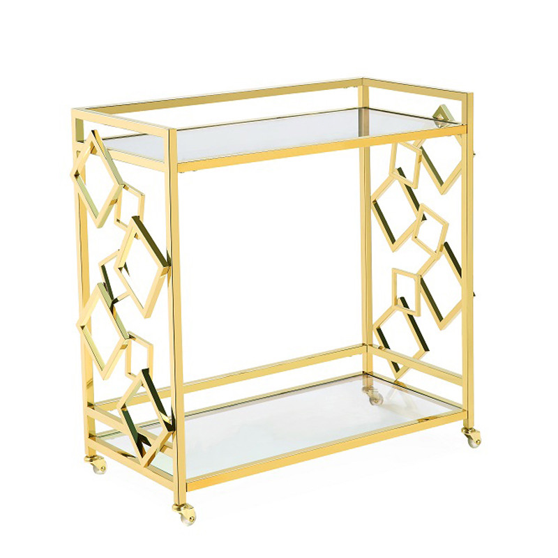Приставной стол Serving Table gold