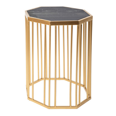 Приставной стол Side Table Marble чёрный мрамор