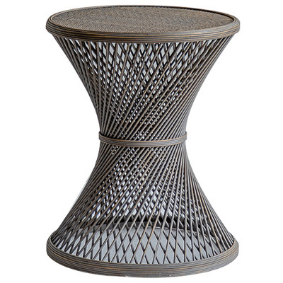Приставной стол Zaire Wicker Side Table Dark