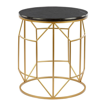 Приставной столик Decorative Table чёрный мрамор