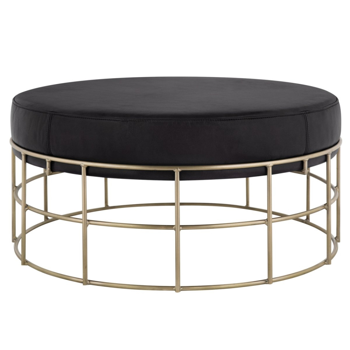 Пуф Cage Rods Gold 80